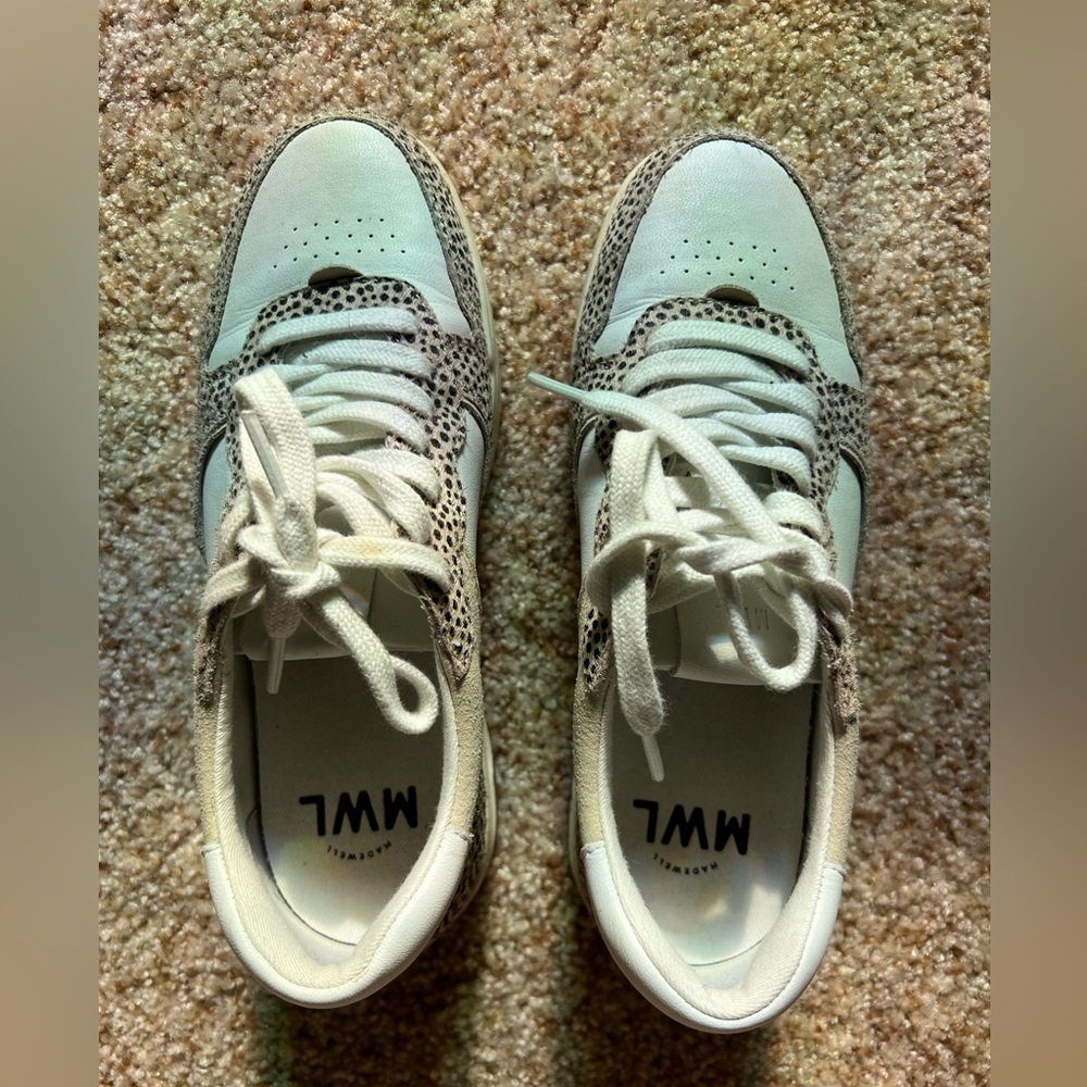 Court Sneakers in Spotted Calf Hair